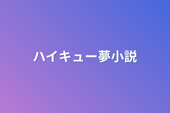 ハイキュー夢小説