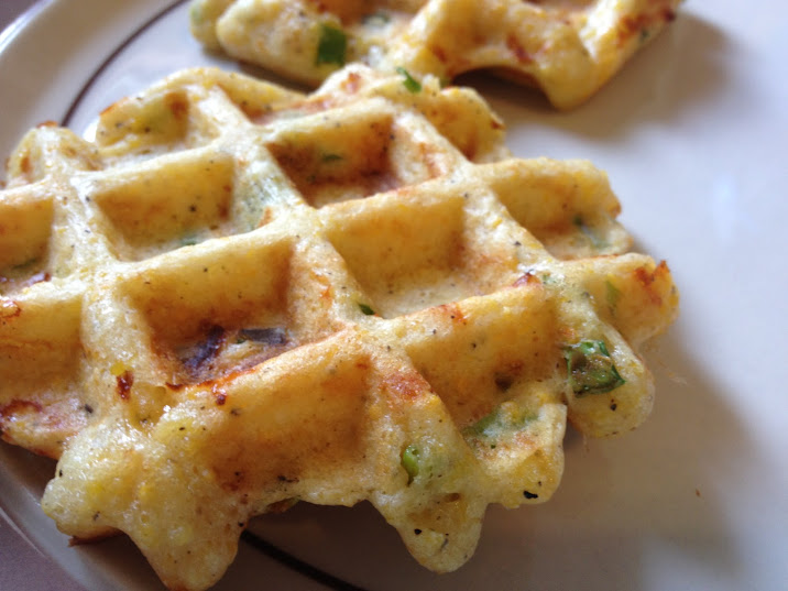 Savory Grits Waffles