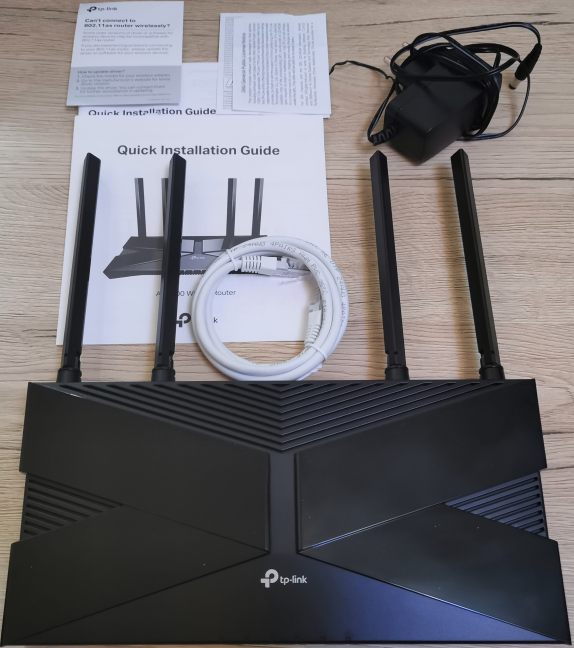 TP-Link Archer AX10 - Lo que encuentras dentro de la caja