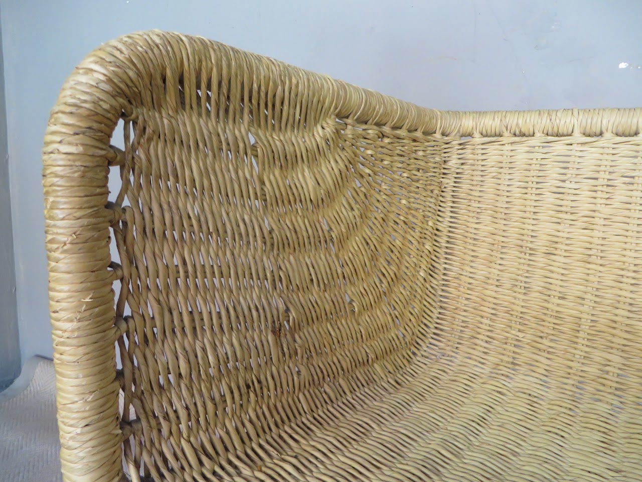 Rattan Woven Armchair