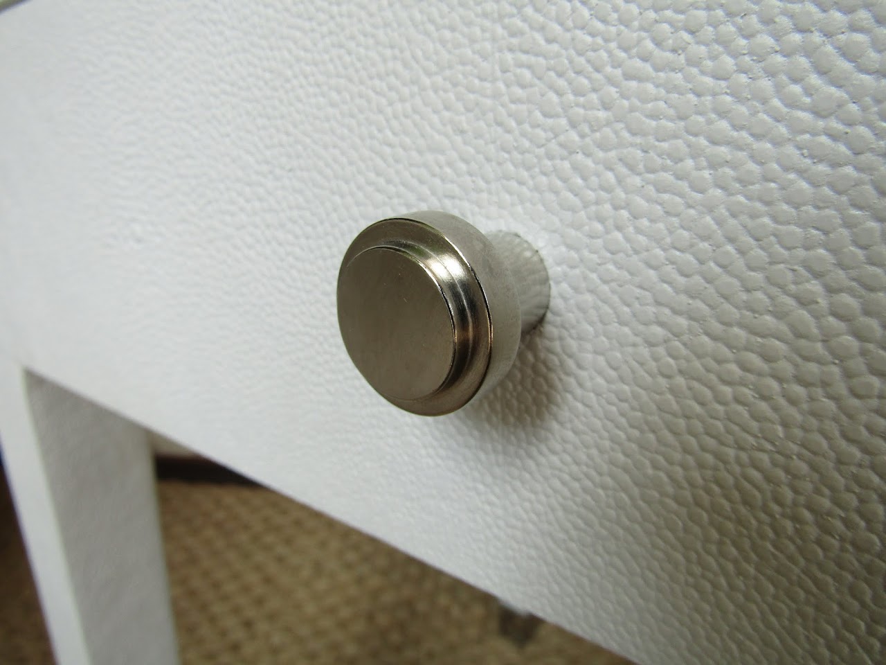 Faux Shagreen End Table