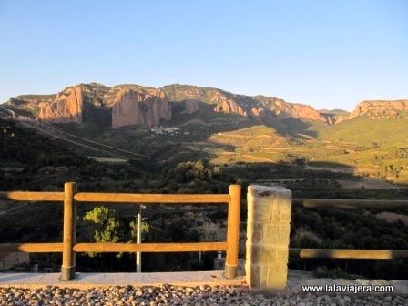Mallos de Riglos desde Murillo de Gállego, Huesca