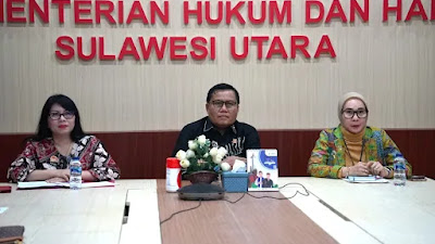 Tim Penyuluh Kanwil Kemenkum Sulut Ikuti Rapat Bersama BPHN, Perkuat Kesadaran Hukum Masyarakat