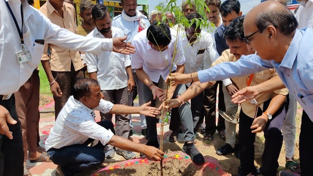 स्वच्छ विद्यालय स्वस्थ विद्यालय नवाचार कार्यक्रम के तहत जिले में रोपे 1 लाख पौधे।