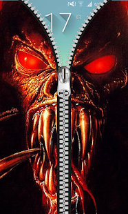 Monster Zipper Screen Lock Screenshots 4