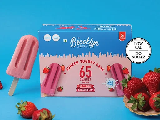 Frozen Yogurt Bar - Strawberry-Pack of 4