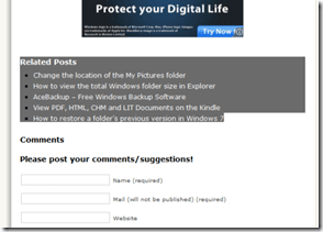 Esempio di sito web