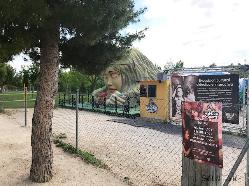 Parque Europa de Madrid con niños