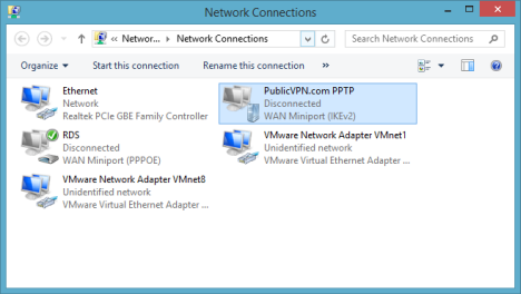 Windows 8, Windows 8.1, VPN, Netwerk, Verbinding, verwijderen, verwijderen, PPPOE