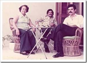 Cheita, George Arackal y Tico Berrido