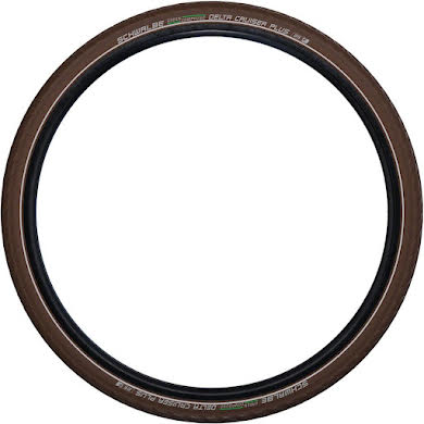 Schwalbe Delta Cruiser Plus Tire - 700 x 35 - Clincher - Wire - Brown/Reflective - PunctureGuard - SBC alternate image 0