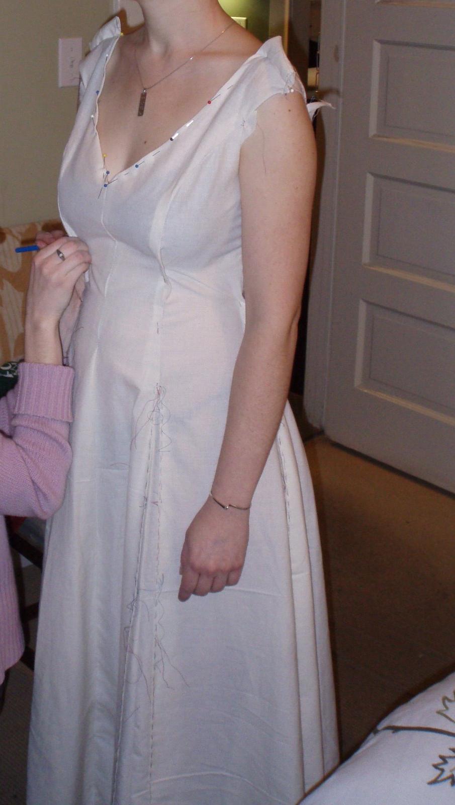 DIY wedding dress