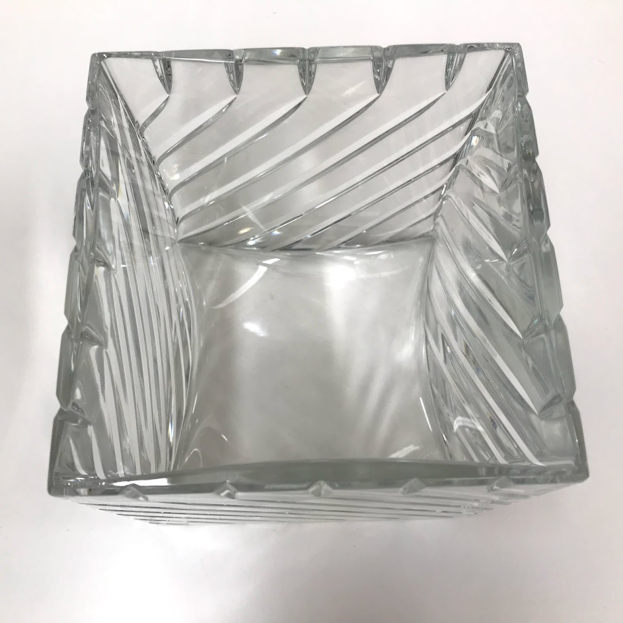 Baccarat Square Line Vase