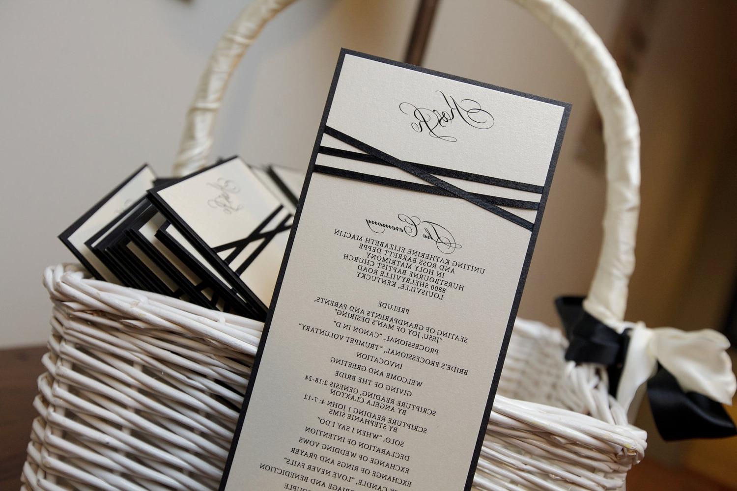 Wedding Programs -:- Ribbon