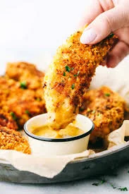 Crumb Fried Crispy Chicken Strips & Dips (10 Pcs)