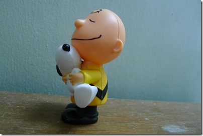 McDonald’s happy meal X The Peanuts Movie 2015 toys: Snoopy & Charlie Brown