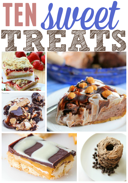 10 Sweet Treats at GingerSnapCrafts.com #linkparty #features