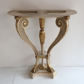 Maison Jansen Empire Style Marble Top Console