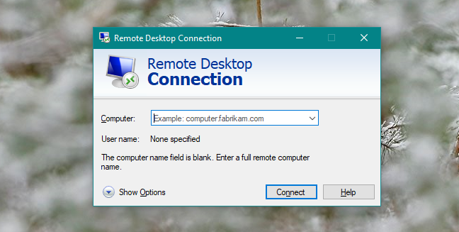 Windows, Remoto, Desktop, Connessione