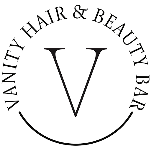 Vanity Hair & Beauty bar logo