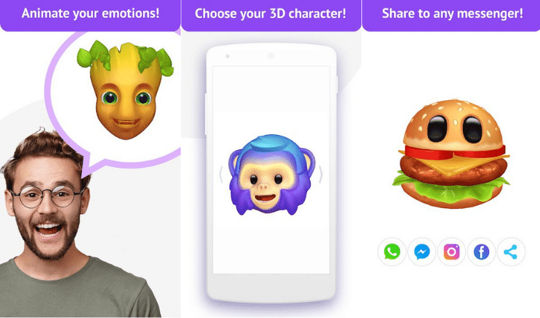 VideoMoji.  11 migliori app Animoji per Android