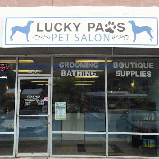 Lucky Paws Pet Salon logo