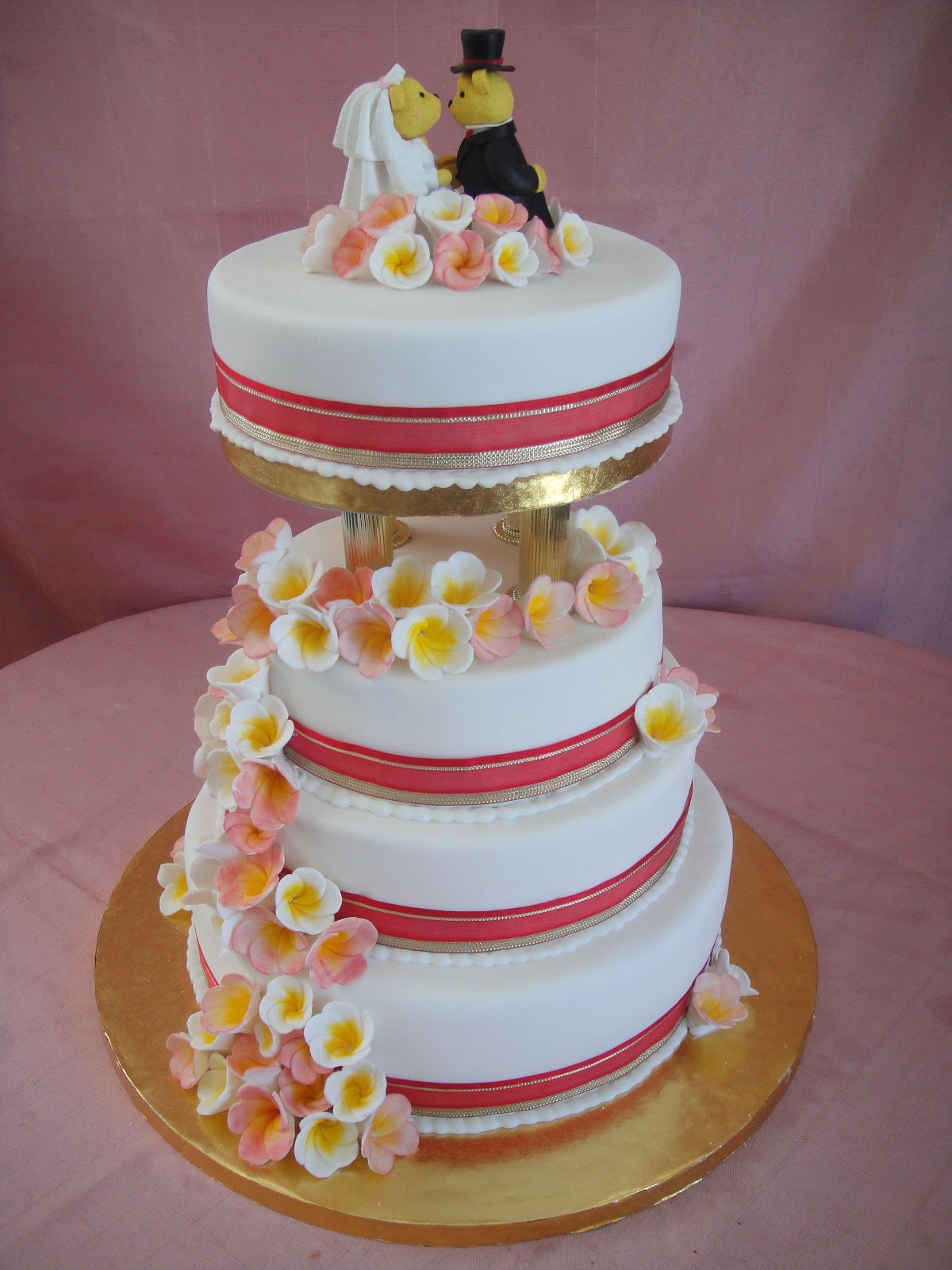 4 Tier Wedding Cake