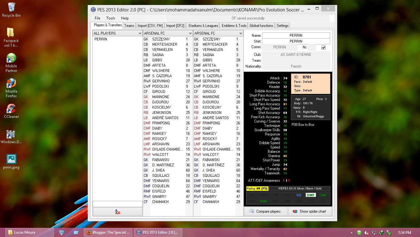 Pes 2013 Editor Ccnelo