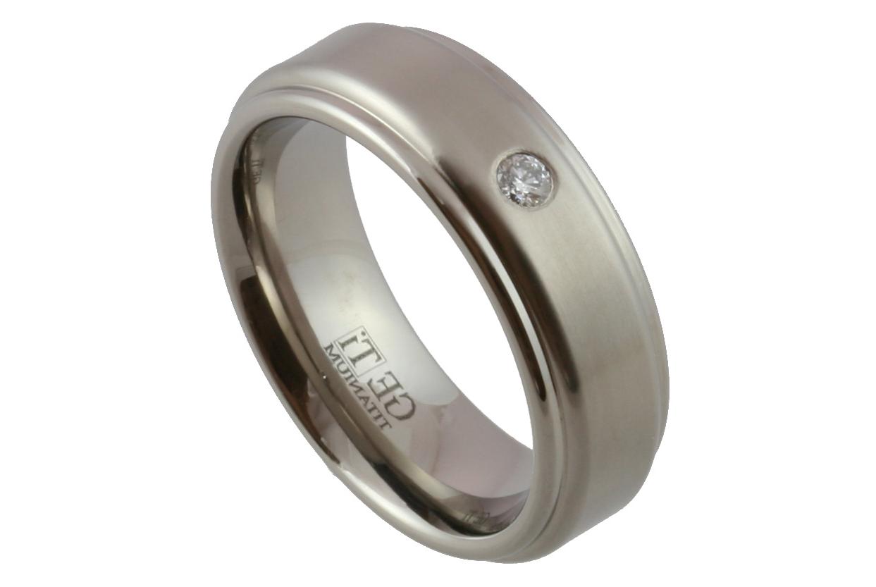 mens wedding rings one diamond