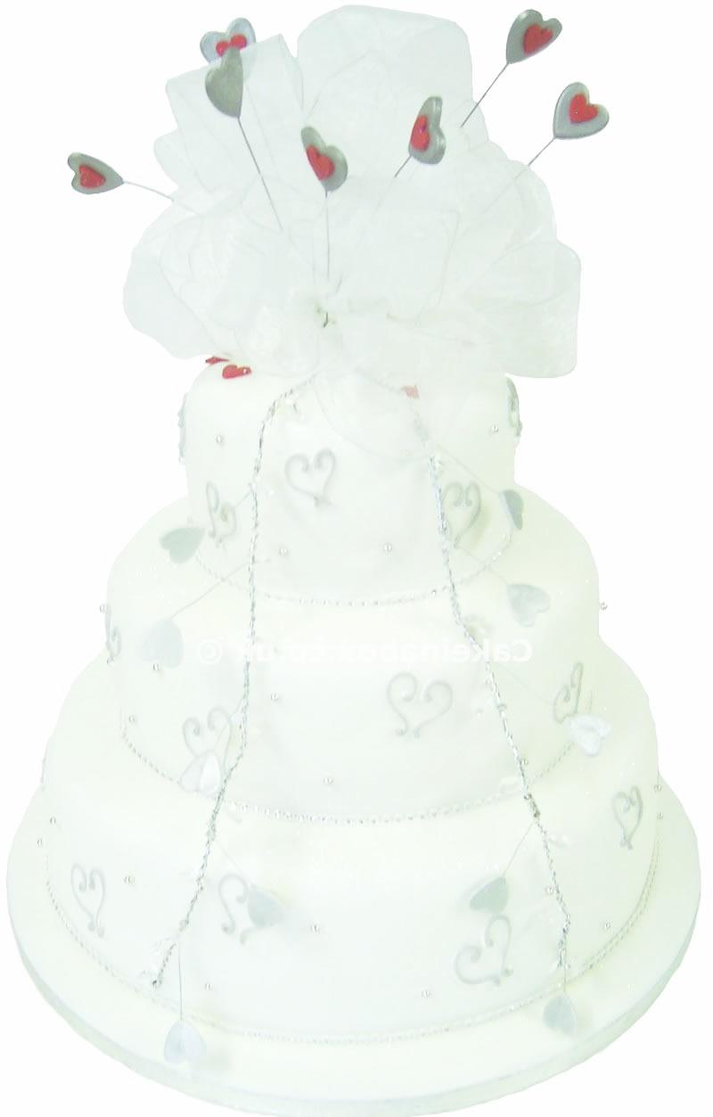 Wedding Cake - 3 Tier Organza