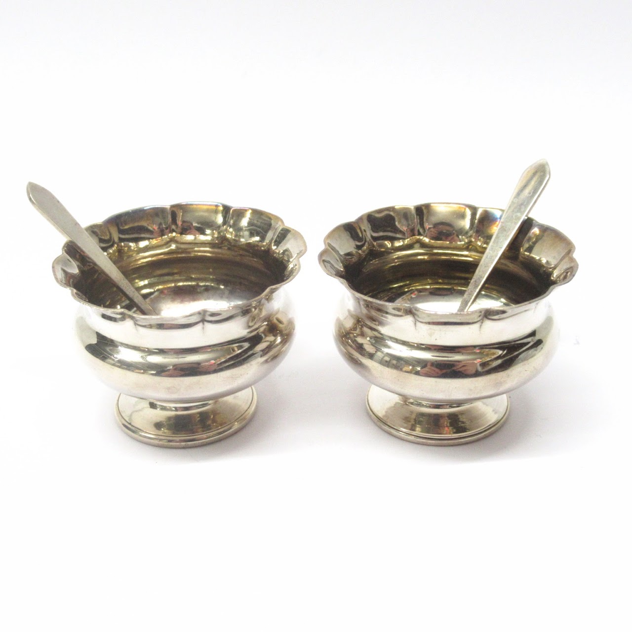 Sterling Silver Salt Cellar Pair