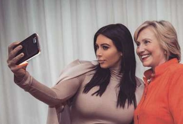 kim-kardashian-hillary-clinton-selfie