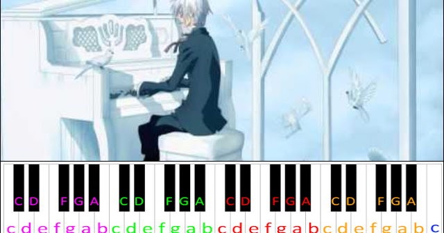 14th Melody Musician D Gray Man Piano Letter Notes