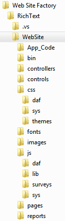 New folder structure of apps created with Code On Time release 8.6.6.0 New folder structure of apps created with Code On Time release 8.6.6.0