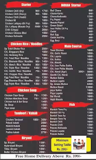 Tekdi dhaba and Chinese corner menu 1