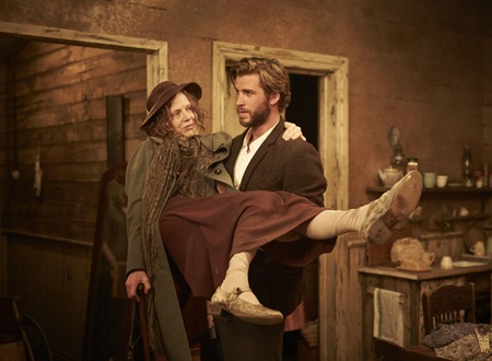 Judy Davis and Liam Hemsworth in The Dressmaker