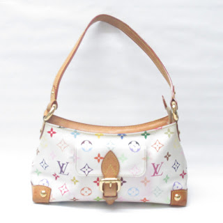 Louis Vuitton Louis Vuitton Eliza White Multicolor Monogram Canvas