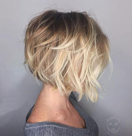 Balayage Short Hair Blonde 2018 2019