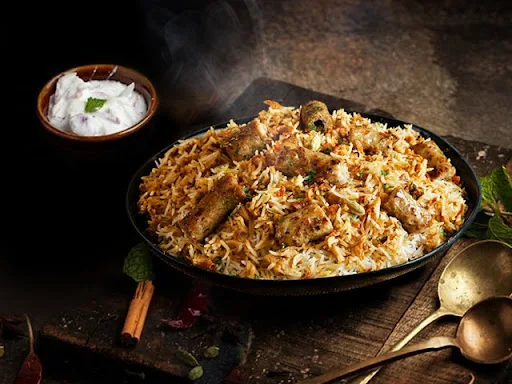 Chicken Seekh Biryani [Boneless, Serves 1]