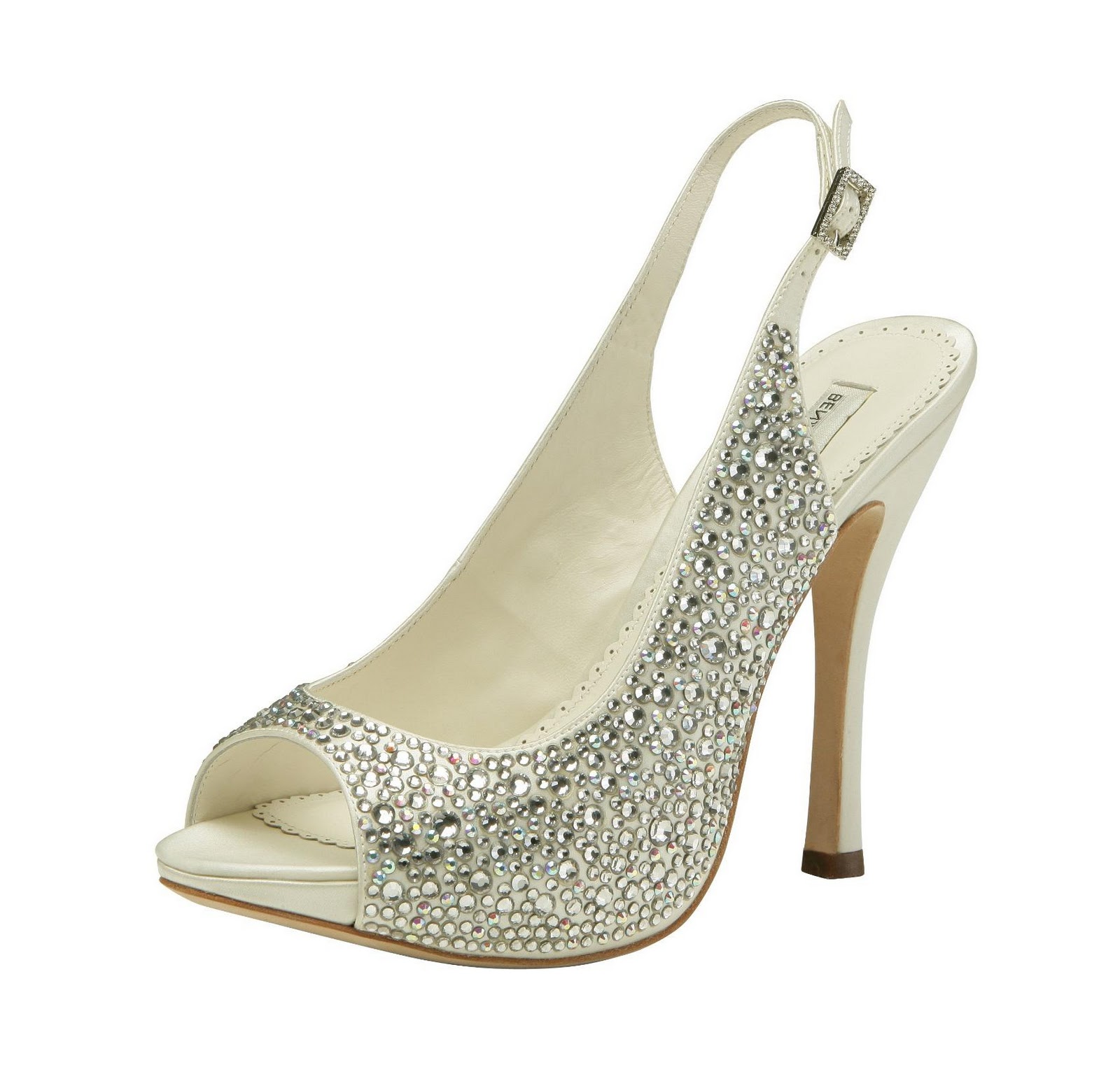 white wedding shoes