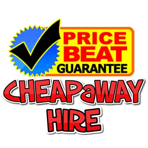 CHEAPaWAY HIRE | TRUCKS | TRAILERS | DINGOS | PARTY HIRE | SELF STORAGE logo