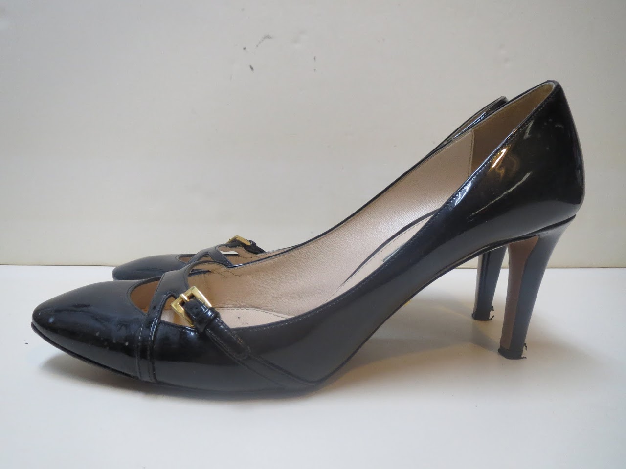 Prada Patent Pumps