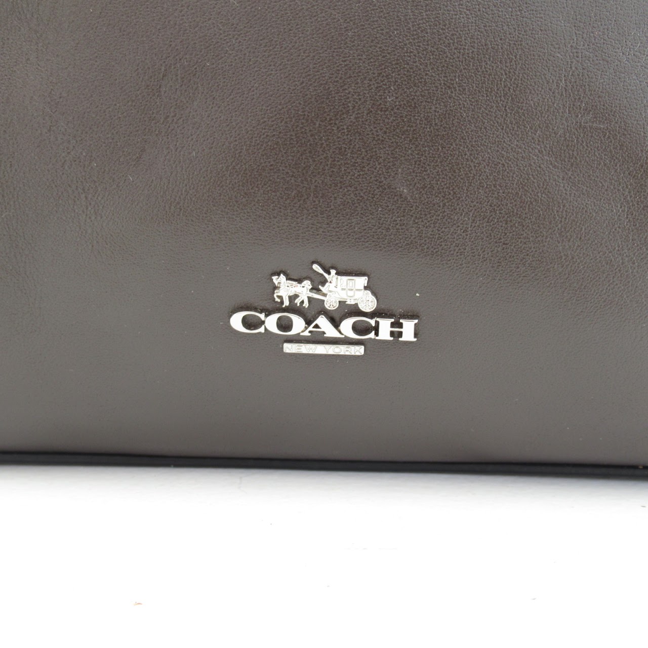 Coach NEW Chocolate Leather Shoulder Bag