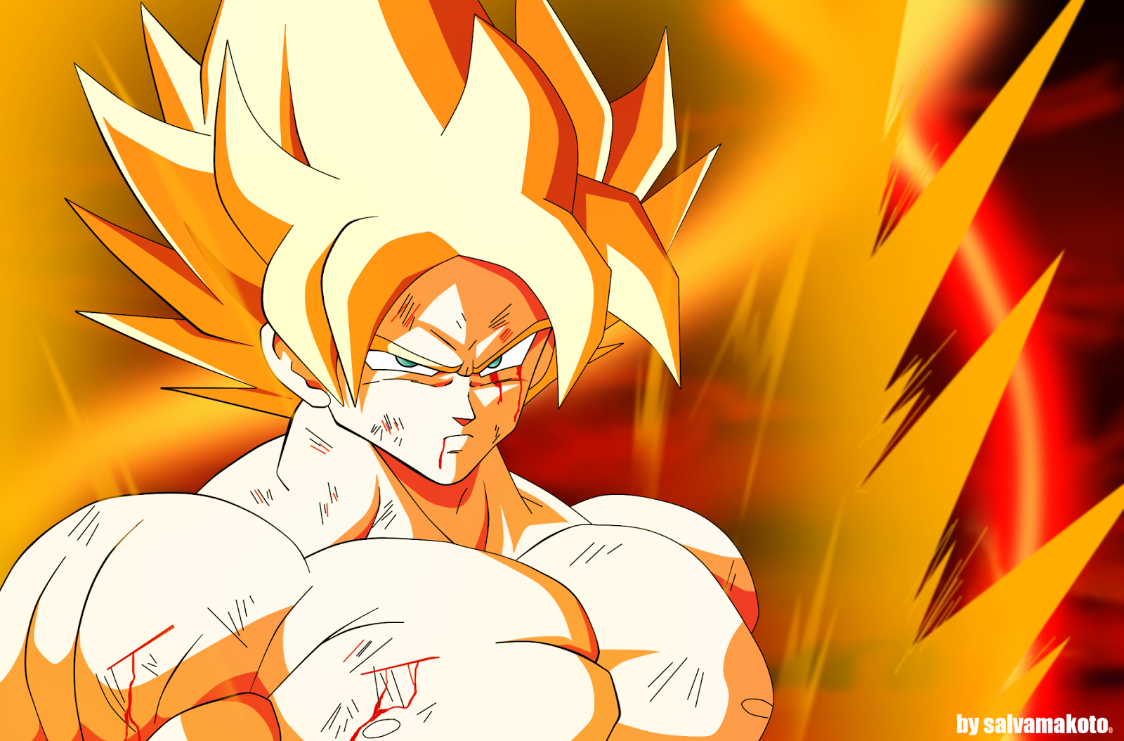 Imagenesde99 Imagenes De Goku Transformado En Super Sayayin