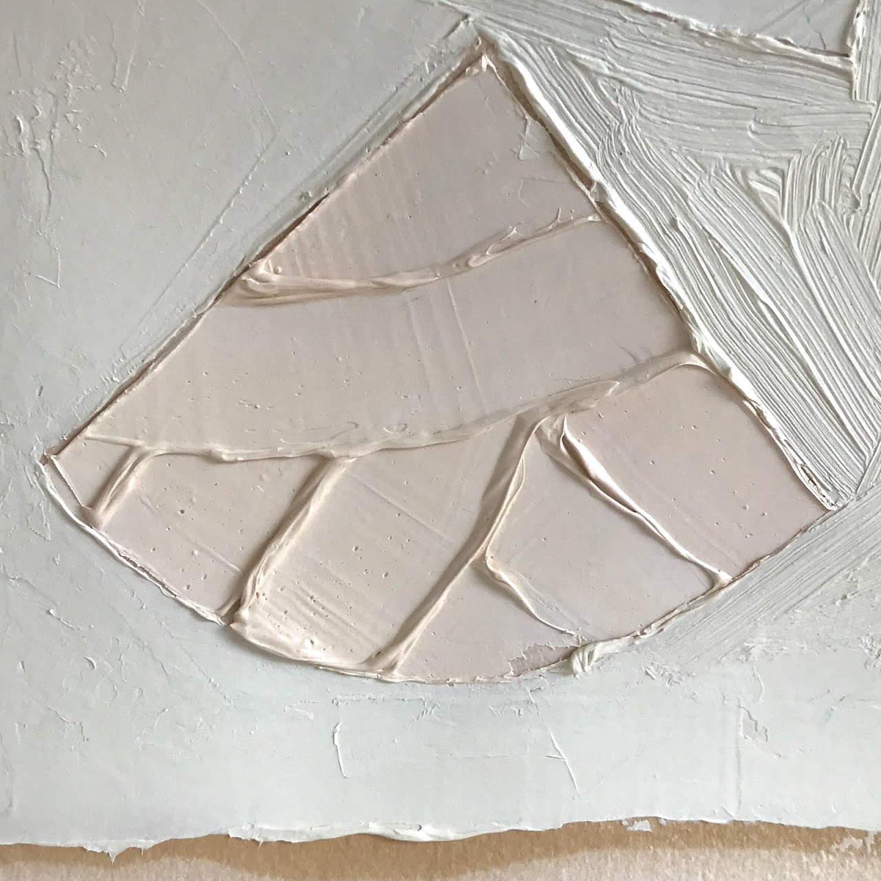 Margo Margolis Signed 'Three Quarters' Oil on Paper