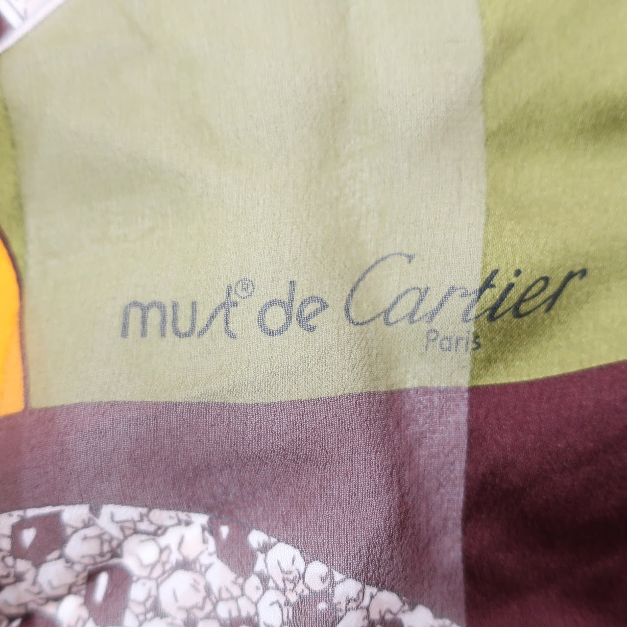 Must de Cartier Scarf Silk Scarf