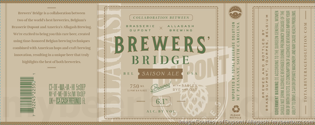 Brasserie Dupont & Allagash Collaborate On Brewers’ Bridge Saison