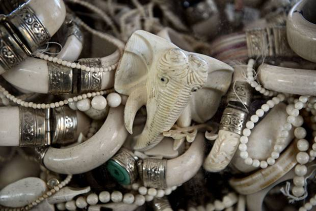 Ivory trinkets. Photo: Kate Brooks / Redux