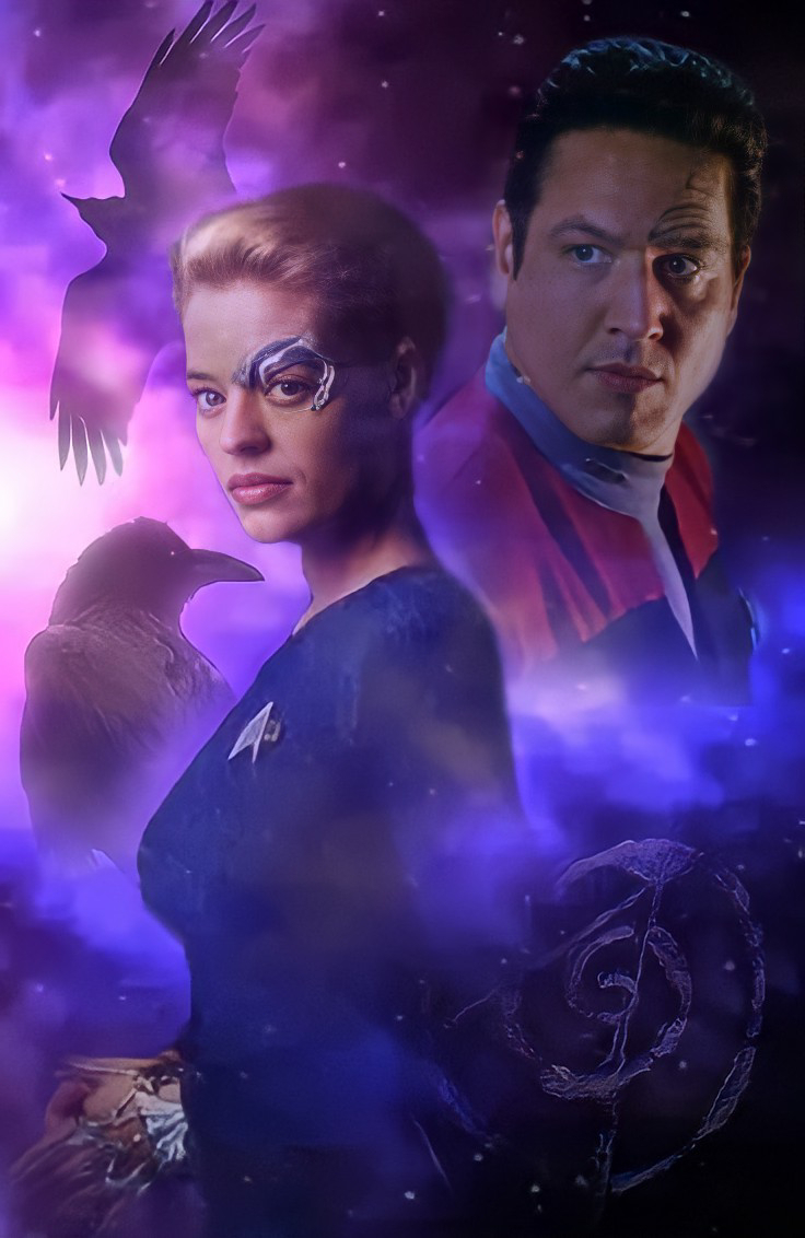 star trek voyager chakotay and seven of nine