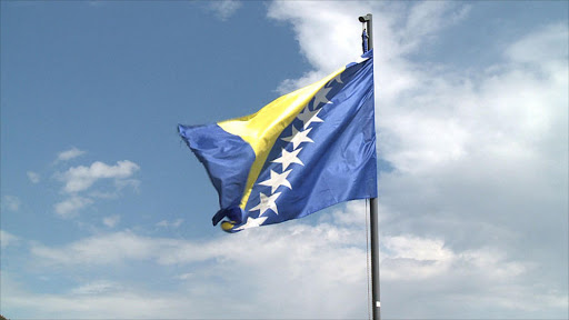 Bosnia and Herzegovina flag. File photo